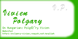 vivien polgary business card